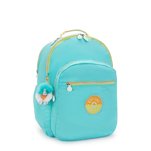 Image of Kipling Women's Seoul Extra Large Fc 17 inch Laptop Backpack, Durable, Roomy with Padded Shoulder Straps, Built-In Protective Sleeve