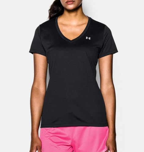 Image of Under Armour Womens Tech V-Neck Short-Sleeve T-Shirt