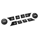 KIMISS Botón de Aire Acondicionado Reemplazo de Ajuste de Volumen de Aire para W204 CLS 2011-2017, Acabado Mate, Fácil Instalación, Accesorios para Automóvil