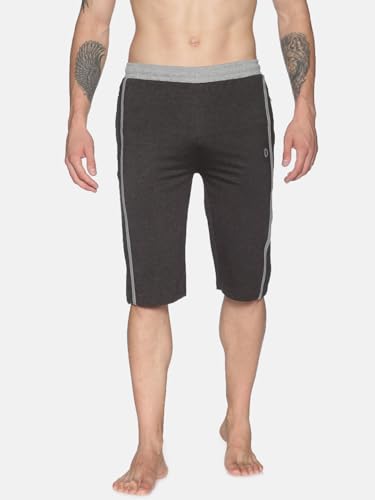 Image of Dollar Men's Casual Cotton Capri 3 /4th Shorts (Pack of 1)