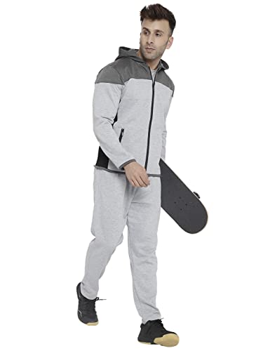 Image of CHKOKKO Men Winter Sports Gym Track Zipper Stylish Jacket Maroon 3XL