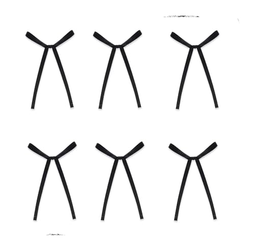 Rubans d'anniversaire lot de 200 pièces noires pour ornements suspendus