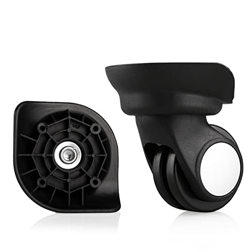 Luggage Wheels,Universal Luggage Casters,1 Pair Luggage Wheel Replacement Spare Spinner Caster for Suitcase Wheel Repair (W003)