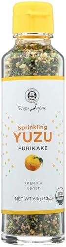 Muso From Japan - Yuzu Furikake Seasoning, USDA Organic, Vegan Friendly, No Additives, Refreshing Citrus Flavor for Rice, Sushi - 2.2 oz (Pack of 1)
