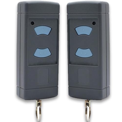 868Mhz 2 Stück Garagentor Handsender für Hörmann HSE2-868, HSM4-868, HS4-868, Kompatibel mit Hörmann Blue Buttons 868.3MHz Garage Fernbedienung Handset 2 Button neuw