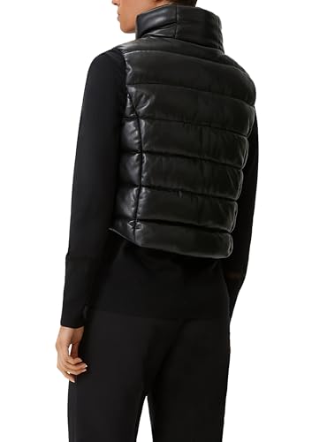 Chaleco de plumón Comma mujer chaqueta sin mangas acolchada con plumón natural 2
