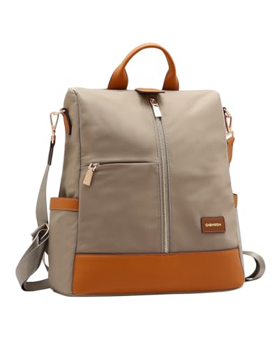 Mochila Chenson Twill Nylon Feminina Natural Média – elegante e versátil para rotina