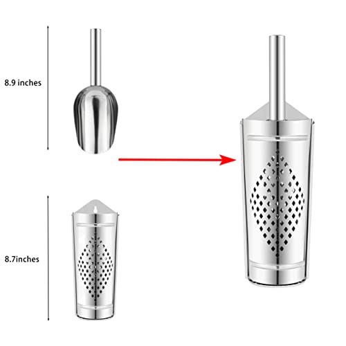 image for Generic Stainless Steel Ice Scoop with Magnetic Holder for Ice Maker, 