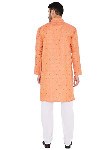 Image of Maharaja Linen Blend Kurta Pyjama Set for Men