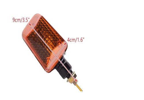 Intermitentes de moto 12V 8mm luces de señal de giro para Shadow VT750 VT600 Rebel 4