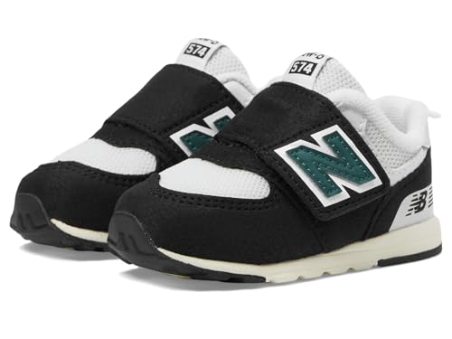 New Balance Baby-Boy's 574 V1 Varsity Suede New-b Hook and Loop Sneaker