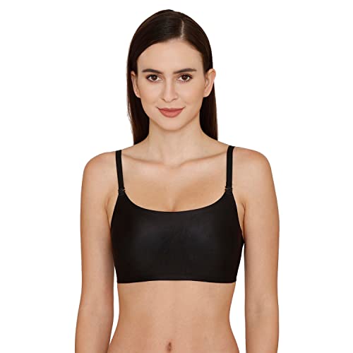 Image of Zivame Miracle Padded Non Wired Full Coverage T-Shirt Bra - Jet Black