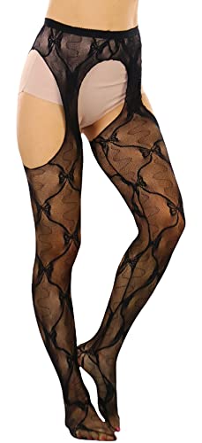 Image of ToBeInStyle Women's Suspender Pantyhose