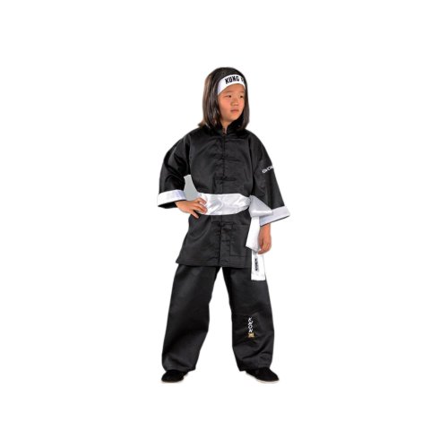 Kimono Kung-Fu Enfant Kwon ample fini les tissus rigides