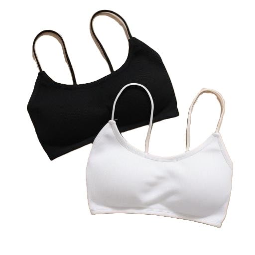 Comfortable Criss Corss Strap Bandeau Tube Bra Stretchable Fabric Smooth Seamless Padded Inner Top Pack of 2-picture-30