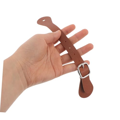 2pcs Adjustable Fake Leather Riding Straps Stylish Buckle for Thigh High Boots Versatile Boot Accessory for Diverse Fashion Styles4