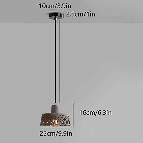 Plafonnier suspendu en ciment pour une déco brute chic - 5