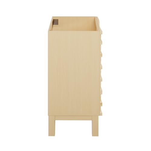 Image of Swiss Madison Cascade 18 inch Bathroom Vanity in Natural Oak - Cabinet