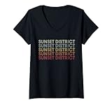 Photo Gallery donna sunset san francisco california san francisco ca maglietta con collo a v Photo Gallery donna sunset san francisco california san francisco ca maglietta con collo a v