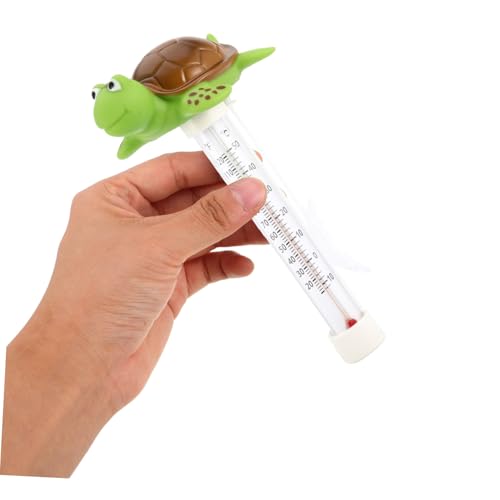 SOLUSTRE かわいいカメ形状プール温計 防水設計 爆発防止機能付き の入浴やスイミングプール用 水温を華氏と摂氏で正確測定 携帯便利で広範