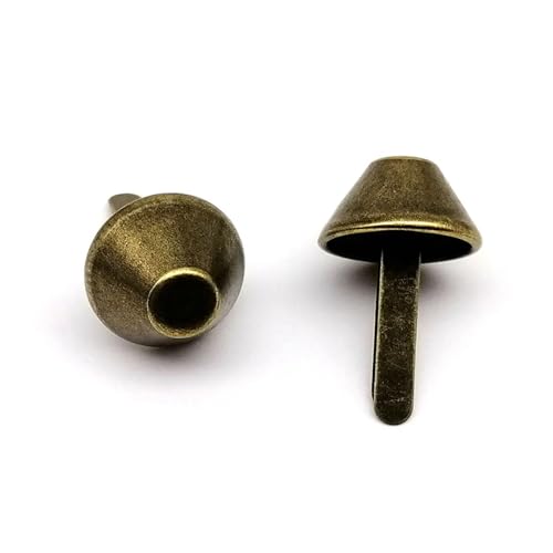 50 8/10/12/15mm 2{ sAXxbgX^bh XpCNX|bglC U[NtgobOnhobOzیDIYp(Antique brass,Head diameter 12mm)