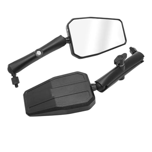 Espejos laterales para motocicletas universales con rosca M10 y espejo retrovisor ajustable 7