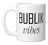 Russian Bublik Shirt Women Men Kids Boys Girls Bublik Ceramic Mug, White