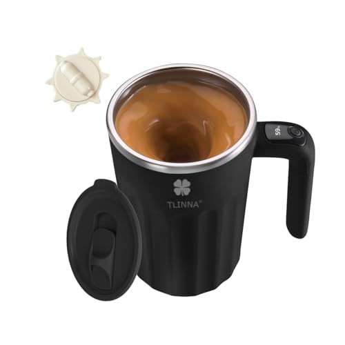 TLINNA Self Stirring Mug,Self Stirring Coffee Mug,Suitable for Coffee, Milk, Cocoa and Other...