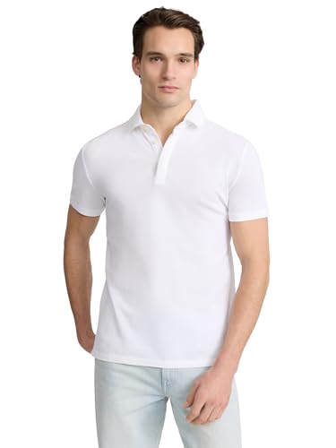 Polo para Hombre EXPRESS de Algodón Pima con Manga Corta, Tela Suave y Transpirable para Uso Diario