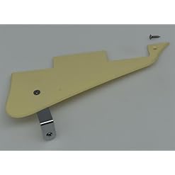 KAISH Pickguard simple 1 épaisseur avec support chromé pour Epiphone Les Paul Crème - Les Beatles, Paul McCartney, John Lennon, RIngo Starr, George Harrison KAISH Pickguard simple 1 épaisseur avec support chromé pour Epiphone Les Paul Crème – Image 2