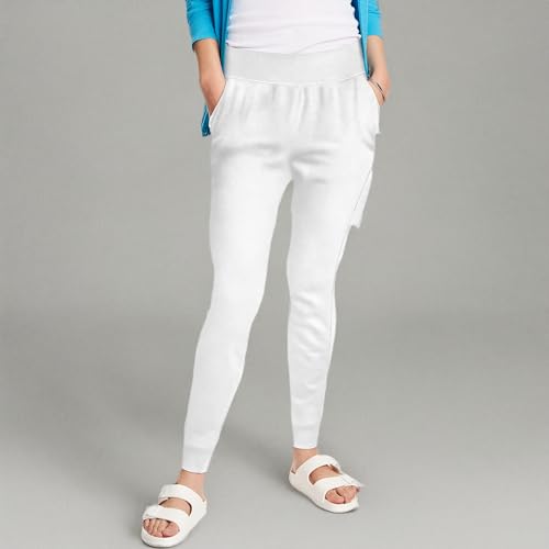 Hanes Calça de moletom feminina Ecosmart de lã de mistura de algodão de peso médio para mulheres, Br