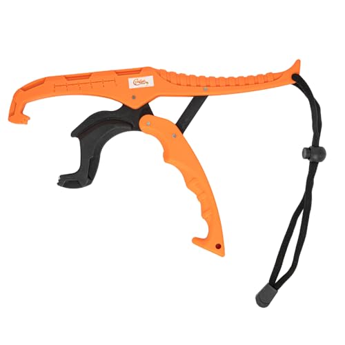 Catfish Pro Tournament Series Fish Lip Grip | One-Handed Operation Fish Lip Gripper with Adjustable Lanyard for Easy, Secure, and Comfortable Fishing