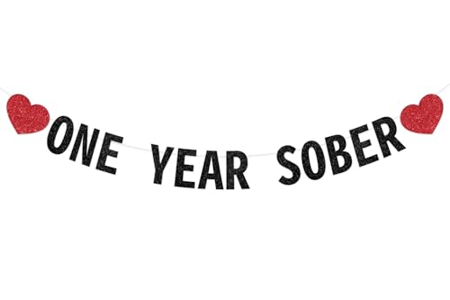 Bannière Un An de Sobriété - Décoration pour Fête de Sobriétiversaire