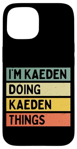 I'm Kaeden Doing Kaeden Things �ʔ������� �X�}�z�P�[�X iPhone 15 �p