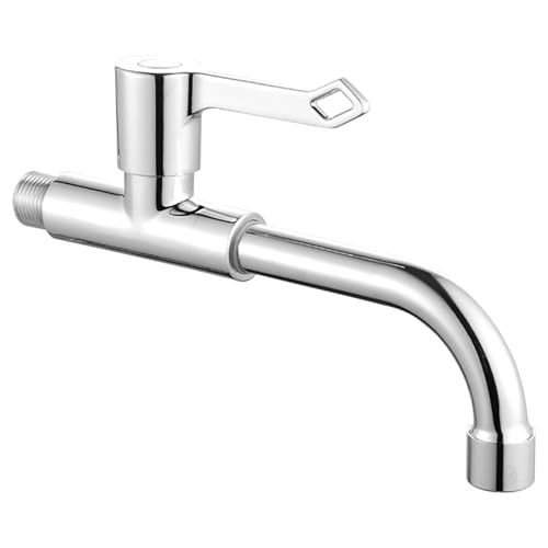 Robinet rotatif 360 en acier inoxydable avec extenseur de lavage gris LWX