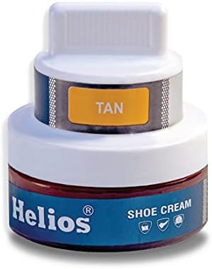 Helios Coloured Shoe Cream - 48 GM With Applicator (Tan)