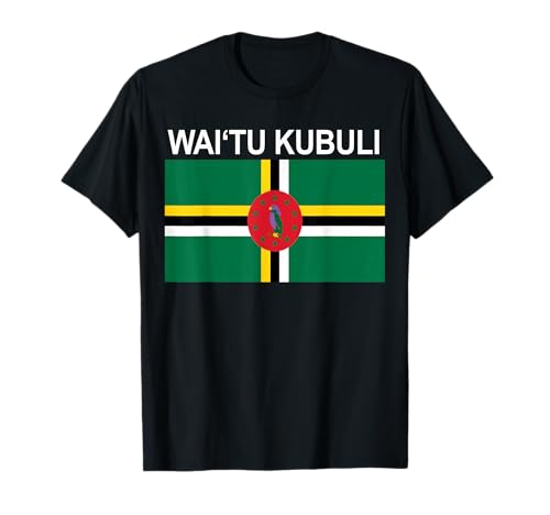Wai'tu Kubuli Island Carib Dominica - Diseño de bandera Camiseta