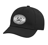 Charleston Adjustable Printed Baseball Hat, Black