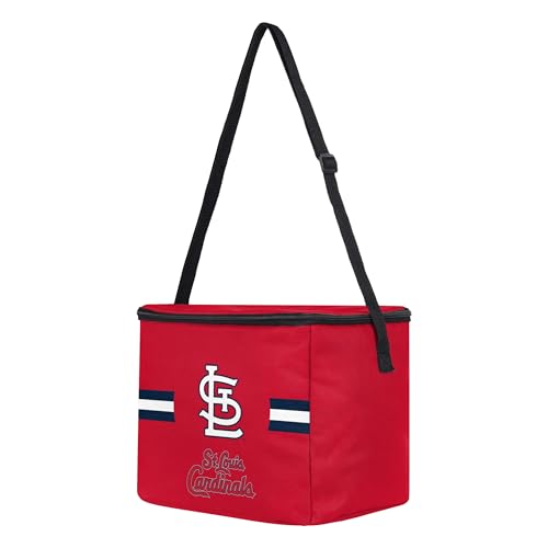 Image of FOCO MLB Officially Licensed Primary Logo Team Stripe 6 or 12 Pack Soft Insulated Game Day Baseball Lunch Tote Cooler