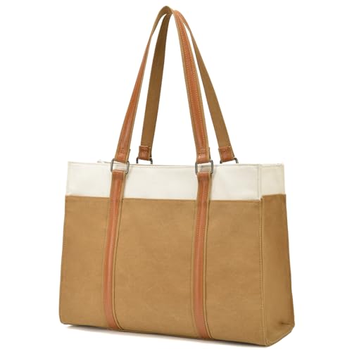 Barsine Lightweight 15.6 Inch Canvas Tote