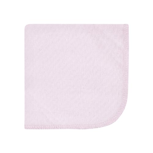 Image of Hudson Baby Unisex Baby Flannel Cotton Poly Washcloths, Lilac Elephants 12 Pack, One Size