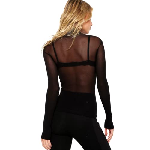 Blusa 2 A Pele Loba - Gola Alta (Adulto) Tamanho Único, Cor: Preta, Lupo, Segunda - Pele