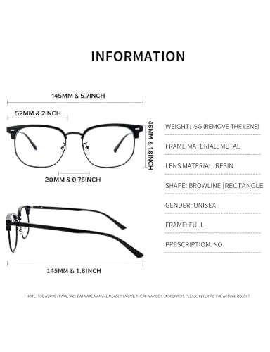 Image of Blue Light Blocking Glasses for Men Anti-Fatigue Computer Monitor Gaming Glasses Prevent Headaches Glasses