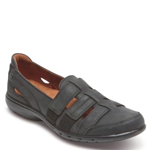 Cobb Hill Sandales Penfield Fish Fisherman pour homme, Noir/nubuck, 10 Narrow