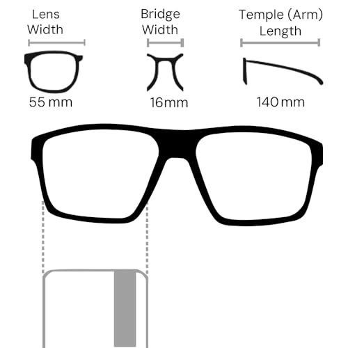 Image of Eyewearlabs OKNO | Polarized Sports Rectangular Wrap-Around Branded Stylish Sunglasses For Men & Women | 100% UV Protection Shades | Cricket Sports Cycling Driving Trekking & More | Blue Lens | Norg