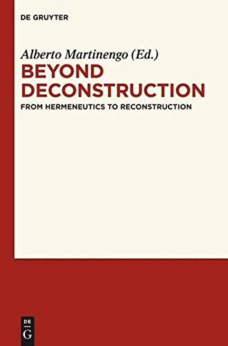 Buy Beyond Deconstruction: From Hermeneutics to Reconstruction — BookShops.in