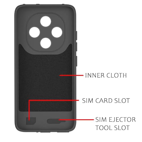 Image of Shockproof Case for Oppo F31 Pro 5G | Full Camera Protection | TPU Flexible Back Cover for Oppo F31 Pro 5G (Graphite Grey)