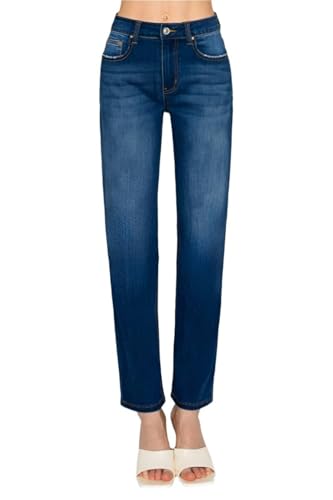 Wax Jean - Basic Straight Leg Jeans - 903652