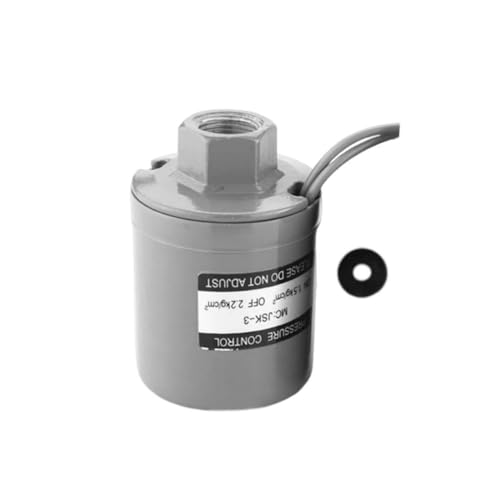 JunZheHub Interruptor de Presión Agua Mecánico Control de Presión Rosca Redonda Bomba Material Pp Diseño Compacto Adecuado para Instalaciones Automáticas Y Vivi, Interior 15 Mm