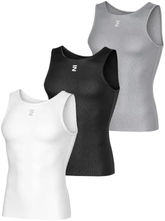 INBIKE Radtrikot Herren Ärmellos Fahrrad Unterhemd Rennrad Trikot Kurzarm Sommer Fahrradweste Leicht Atmungsaktiv Reflektierend Radweste Grau XS-S Fashion